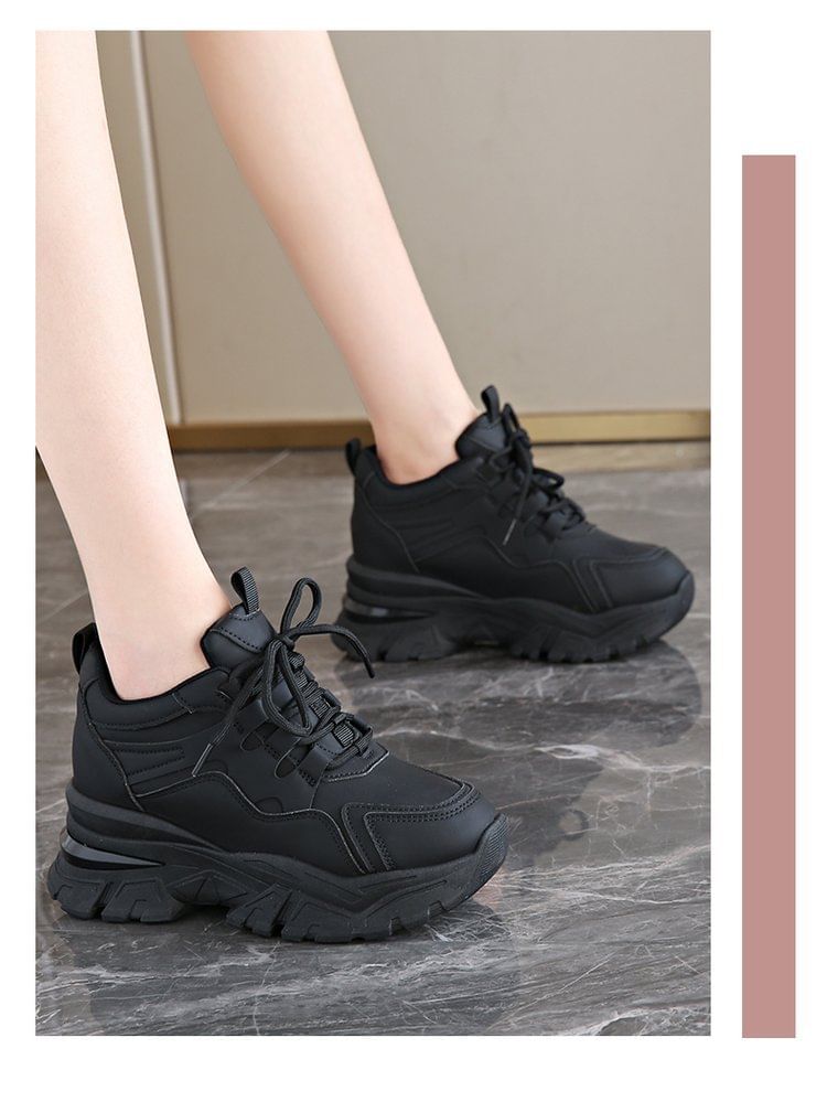 Sneakers Hidden Panel Platform Wedge