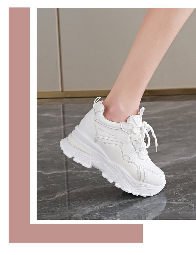 Sneakers Hidden Panel Platform Wedge