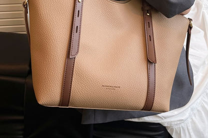 Faux Tote Leather Bag