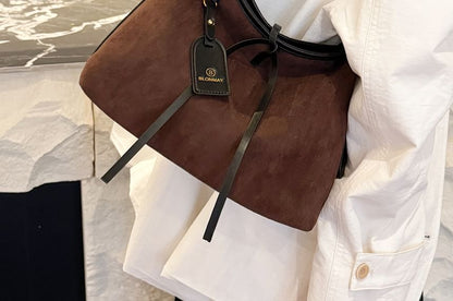 Faux Shoulder Bag Crossbody Suede