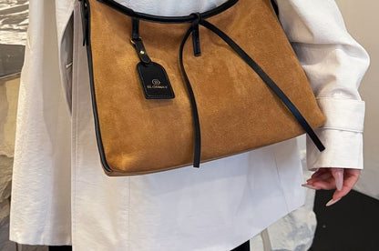Faux Shoulder Bag Crossbody Suede