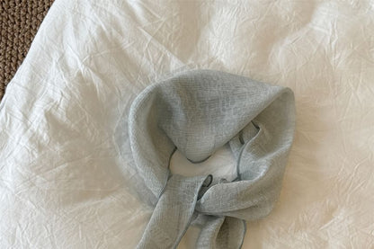 Sheer Jacquard Floral Scarf