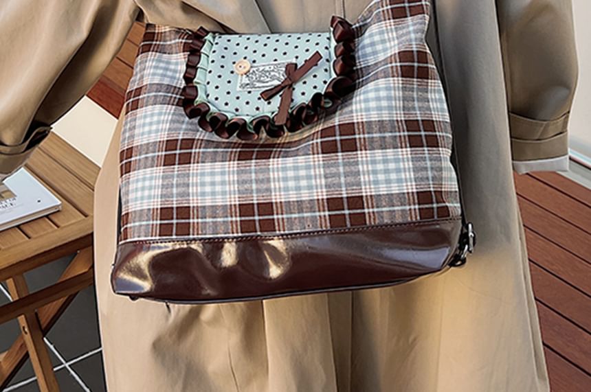 Accent Bag Patterned Crossbody Bow