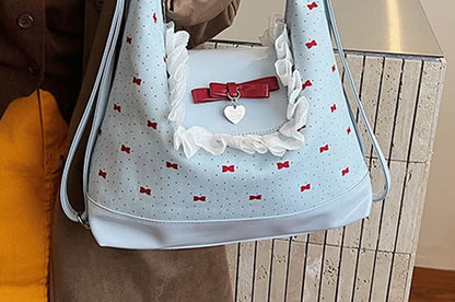 Accent Bag Patterned Crossbody Bow