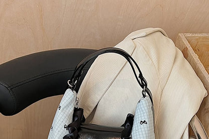 Accent Bag Patterned Crossbody Bow