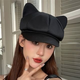 Cat Newsboy Cap Ear