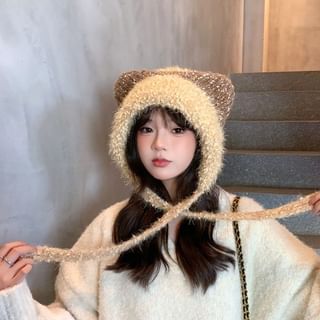 Wool Hat Trapper Ear Cat