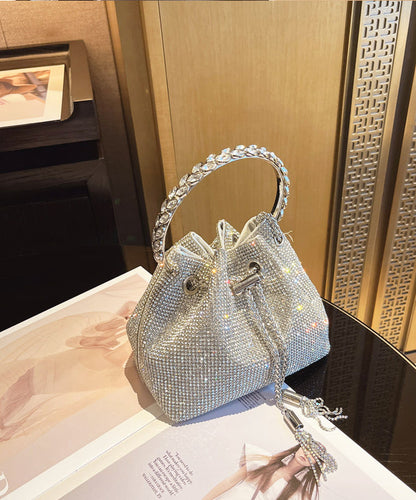 Water Studded Pouch Glitter Diamond New Bag Handmade Metal