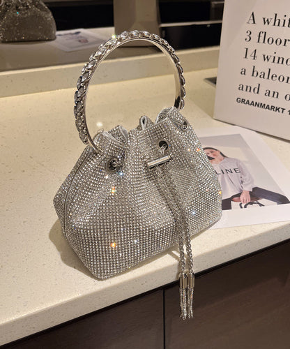 Water Studded Pouch Glitter Diamond New Bag Handmade Metal
