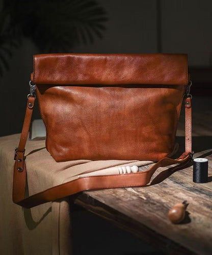 Cross-body Capacity Large New Leather Bag Retro