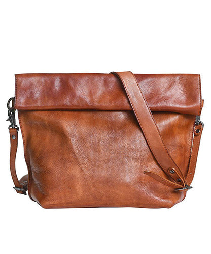 Cross-body Capacity Large New Leather Bag Retro