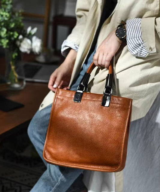 Large Bag New Message Capacity Leather Retro