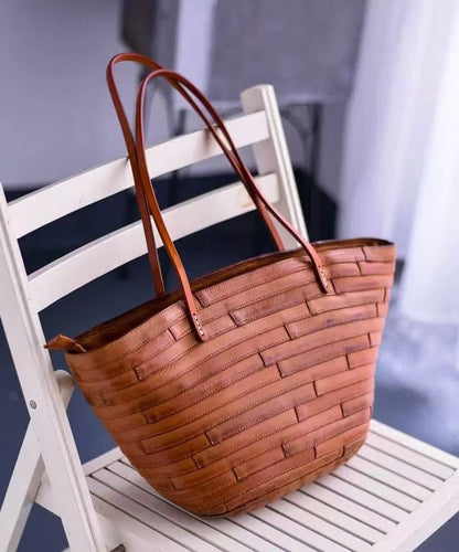 New Bags Leather Capacity Shoulder Retro Large