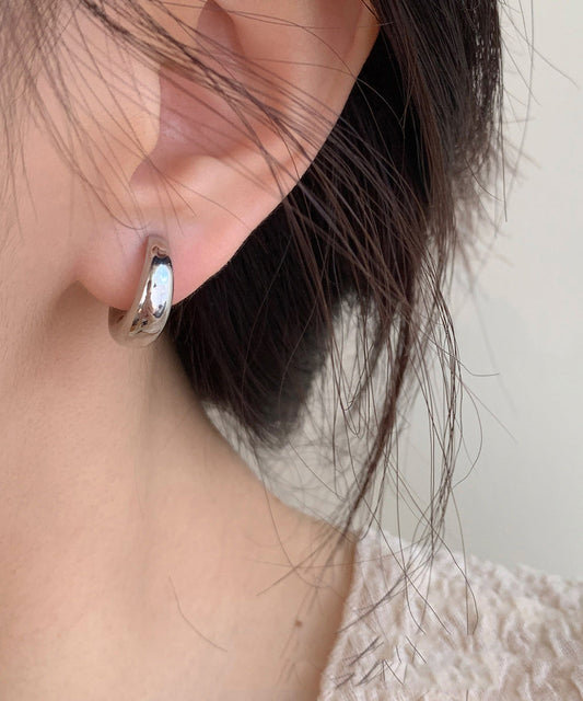 Silk Original Copper Hoop Earrings Overgild Design