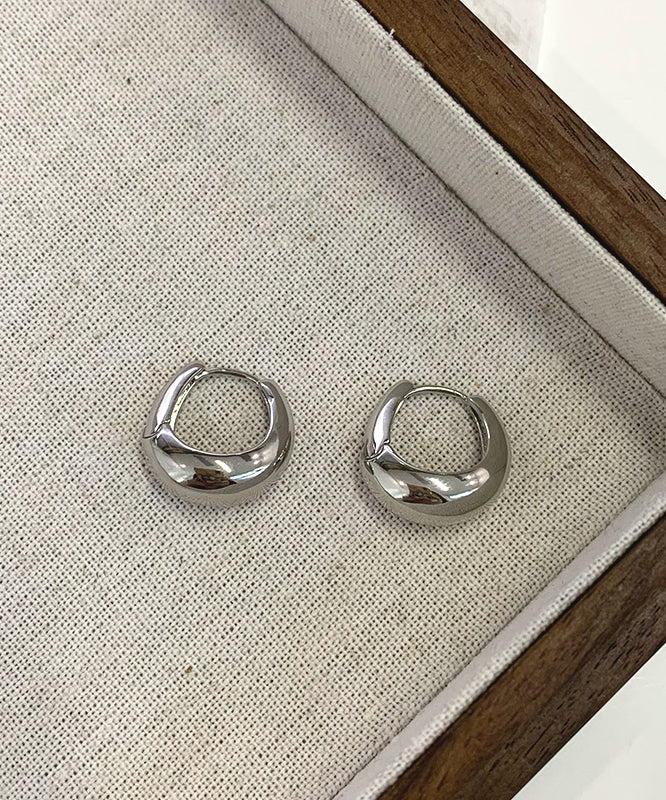 Silk Original Copper Hoop Earrings Overgild Design