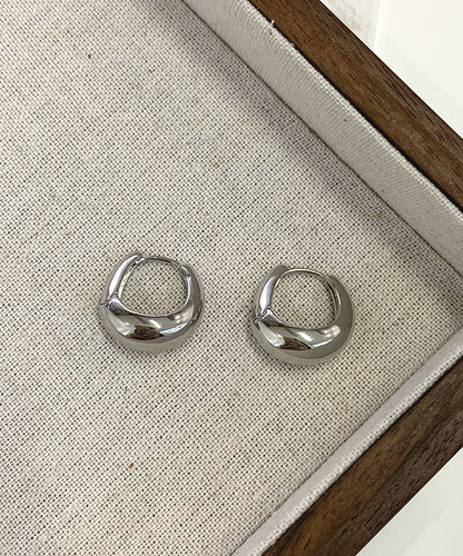 Silk Original Copper Hoop Earrings Overgild Design