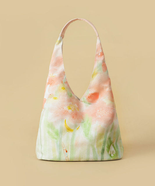 Bag Shoulder Illustration Original Pink Canvas Japanese
