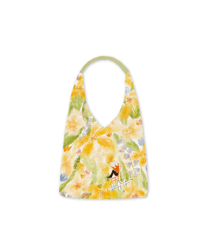 Bag Shoulder Illustration Original Pink Canvas Japanese