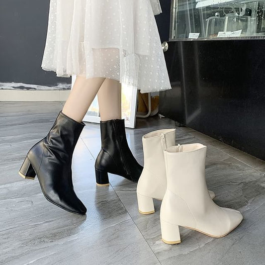 Heel Booties Block