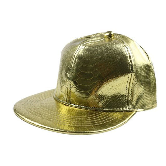 Cap Leather Faux Baseball
