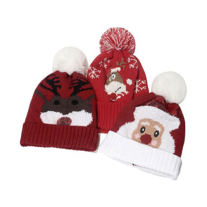 Sample Christmas Pom Pom Knit Beanie