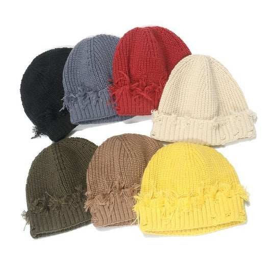 Sample Distressed Knit Beanie