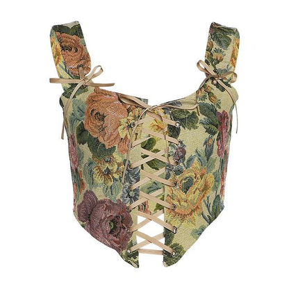 Wholesale Sample Floral Corset Top