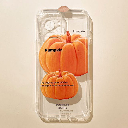 Phone Transparent Case Pumpkin
