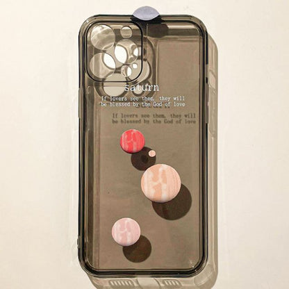 Planet Transparent Case Phone
