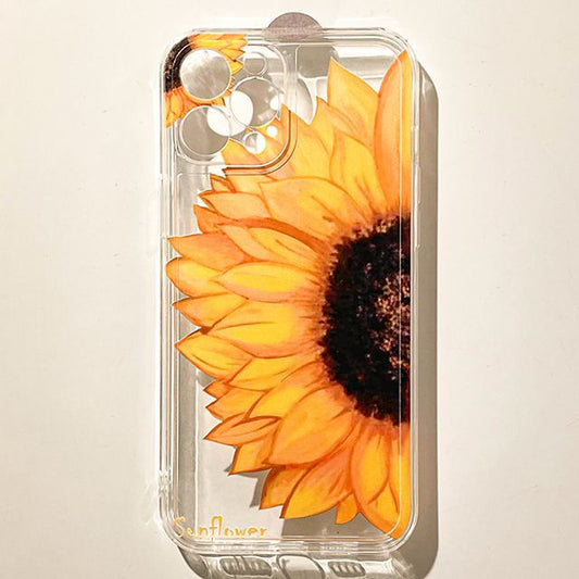 Sample Sunflower Transparent Phone Case