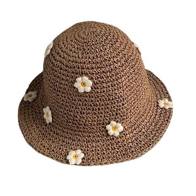 Sample Floral Woven Sun Hat