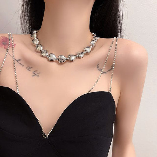Choker Necklace Heart