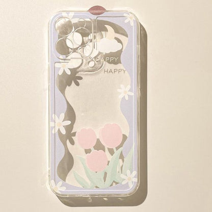 Sample Flower Transparent Phone Case