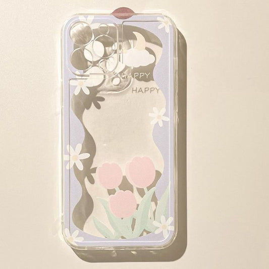 Sample Flower Transparent Phone Case
