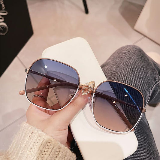 Frame Metal Sunglasses Square