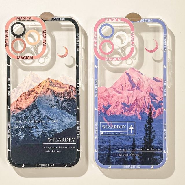 Sample Mountain Transparent Phone Case