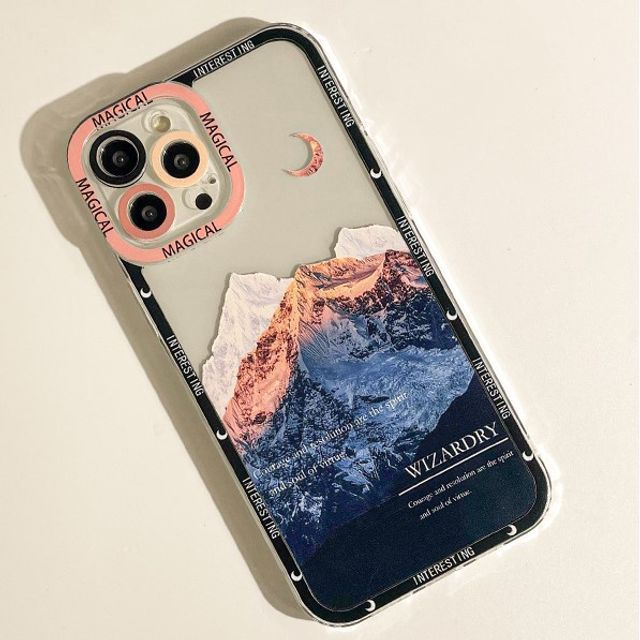 Sample Mountain Transparent Phone Case