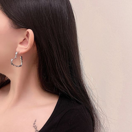 Heart Earring Alloy
