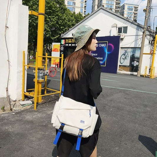 Wholesale Sample Buckled Nylon Crossbody Bag