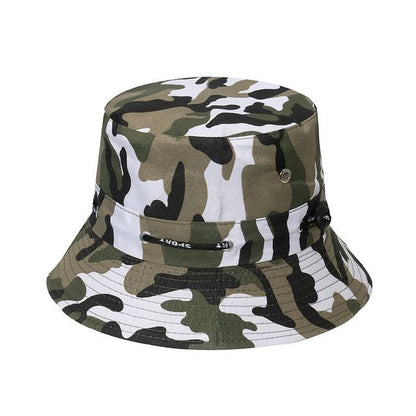 Sample Plain / Camouflage Print Bucket Hat