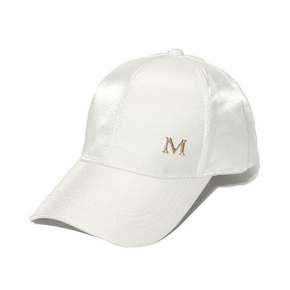 Sample Lettering Satin Baseball Cap