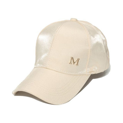 Sample Lettering Satin Baseball Cap