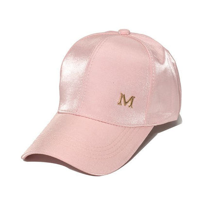Sample Lettering Satin Baseball Cap