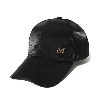 Sample Lettering Satin Baseball Cap