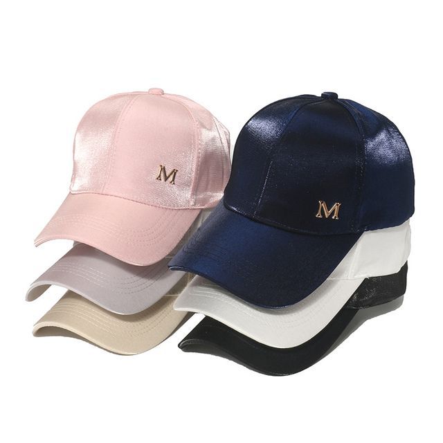 Sample Lettering Satin Baseball Cap