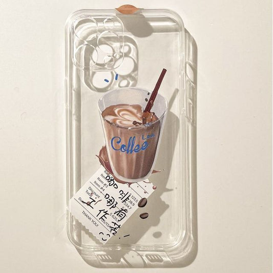 Sample Coffee Transparent Phone Case