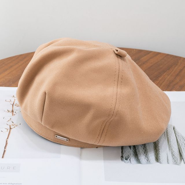Sample Metal Tag Beret