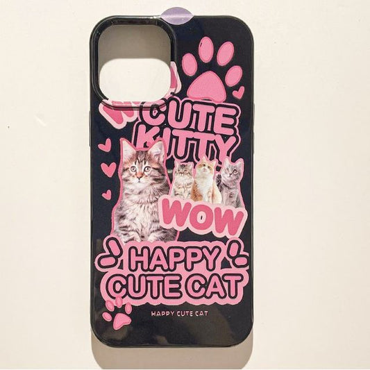 Sample Cat Lettering Phone Case