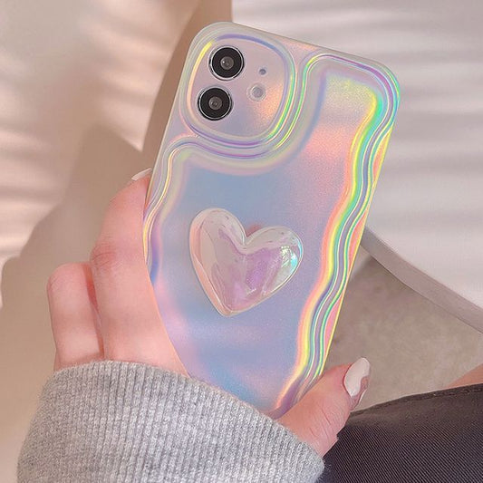 Sample Heart Hologram Phone Case