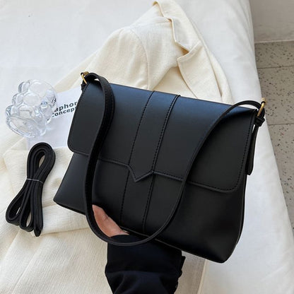 Leather Faux Shoulder Bag